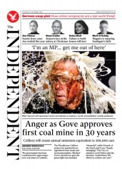 The Independent front page for 9 December 2022