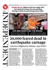 The Independent (UK) Newspaper Front Page for 9 February 2023