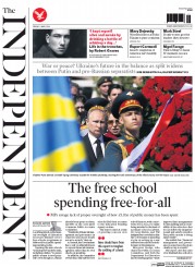 The Independent (UK) Newspaper Front Page for 9 May 2014
