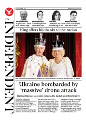 The Independent (UK) Newspaper Front Page for 9 May 2023