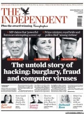 The Independent Newspaper Front Page (UK) for 9 June 2011