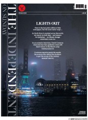 The Independent on Sunday (UK) Newspaper Front Page for 20 March 2016