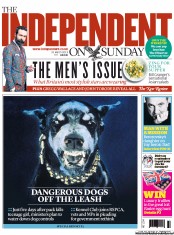 The Independent on Sunday (UK) Newspaper Front Page for 31 March 2013