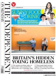 The Independent on Sunday (UK) Newspaper Front Page for 5 July 2015