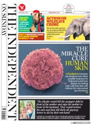 The Independent on Sunday (UK) Newspaper Front Page for 9 February 2014