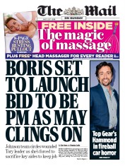 The Mail on Sunday (UK) Newspaper Front Page for 11 June 2017