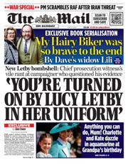 The Mail on Sunday front page for 15 June 2025