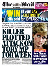The Mail on Sunday (UK) Newspaper Front Page for 17 October 2021