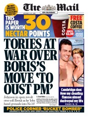 The Mail on Sunday (UK) Newspaper Front Page for 17 September 2017