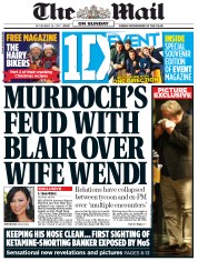 The Mail on Sunday (UK) Newspaper Front Page for 24 November 2013