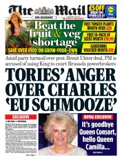 The Mail on Sunday (UK) Newspaper Front Page for 26 February 2023