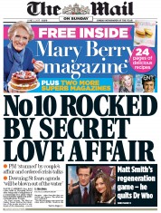 The Mail on Sunday (UK) Newspaper Front Page for 2 June 2013