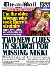 The Mail on Sunday (UK) Newspaper Front Page for 5 February 2023