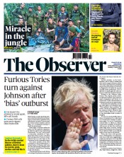 The Observer (UK) Newspaper Front Page for 11 June 2023