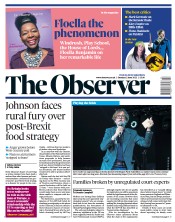The Observer front page for 12 June 2022