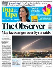 The Observer (UK) Newspaper Front Page for 15 April 2018