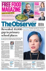 The Observer (UK) Newspaper Front Page for 17 April 2016