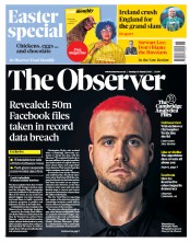 The Observer (UK) Newspaper Front Page for 18 March 2018