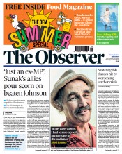 The Observer (UK) Newspaper Front Page for 18 June 2023