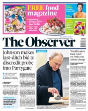 The Observer (UK) Newspaper Front Page for 19 March 2023