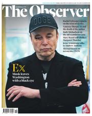 The Observer front page for 1 June 2025