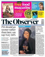 The Observer (UK) Newspaper Front Page for 24 April 2022