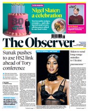 The Observer front page for 24 September 2023