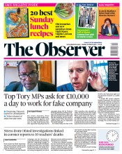 The Observer (UK) Newspaper Front Page for 26 March 2023