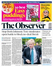 The Observer (UK) Newspaper Front Page for 26 May 2019