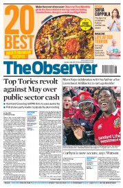 The Observer (UK) Newspaper Front Page for 2 July 2017