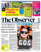 The Observer front page for 30 October 2022