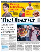 The Observer (UK) Newspaper Front Page for 3 March 2019