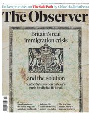 The Observer front page for 3 August 2025