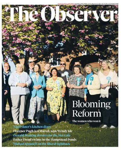 The Observer Newspaper Front Page (UK) for 4 May 2025
