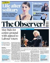 The Observer (UK) Newspaper Front Page for 7 October 2018