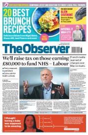 The Observer (UK) Newspaper Front Page for 7 May 2017