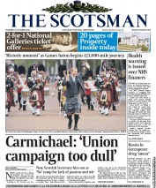 The Scotsman (UK) Newspaper Front Page for 10 October 2013