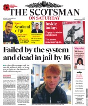 The Scotsman (UK) Newspaper Front Page for 10 November 2018