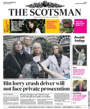 The Scotsman (UK) Newspaper Front Page for 10 December 2016