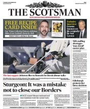 The Scotsman (UK) Newspaper Front Page for 10 December 2020