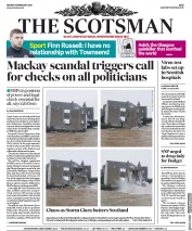 The Scotsman (UK) Newspaper Front Page for 10 February 2020