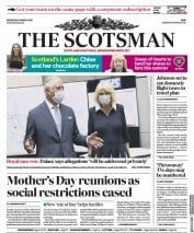 The Scotsman (UK) Newspaper Front Page for 10 March 2021