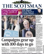 The Scotsman (UK) Newspaper Front Page for 10 June 2014