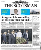 The Scotsman (UK) Newspaper Front Page for 10 June 2016