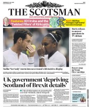 The Scotsman (UK) Newspaper Front Page for 10 July 2019