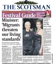 The Scotsman (UK) Newspaper Front Page for 10 August 2015