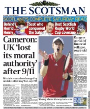 The Scotsman Newspaper Front Page (UK) for 10 September 2011