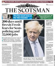 The Scotsman (UK) Newspaper Front Page for 10 September 2018