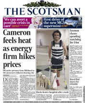 The Scotsman Newspaper Front Page (UK) for 11 October 2013