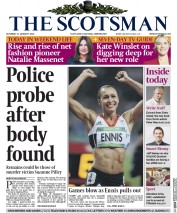 The Scotsman (UK) Newspaper Front Page for 11 January 2014